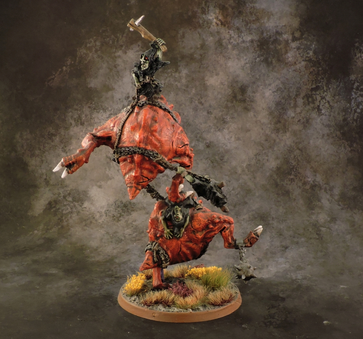 WFB Orcs - Mangler Squigs Rear