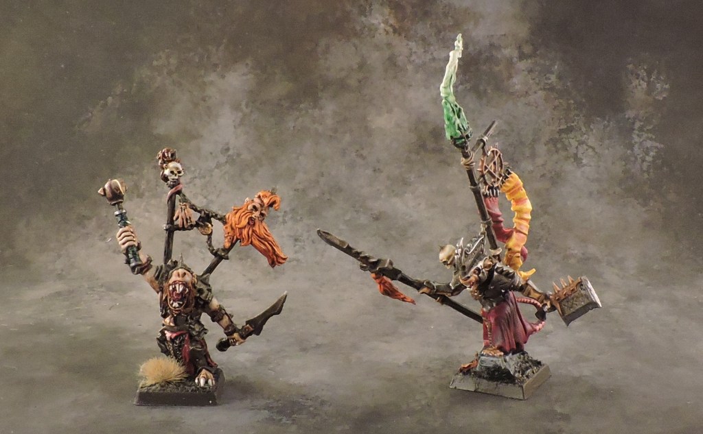 Skaven C47 Flench Packlord &ndash; Citadel Warhammer &ndash; 1985 &ndash; Non Dipinto Non Assemb.