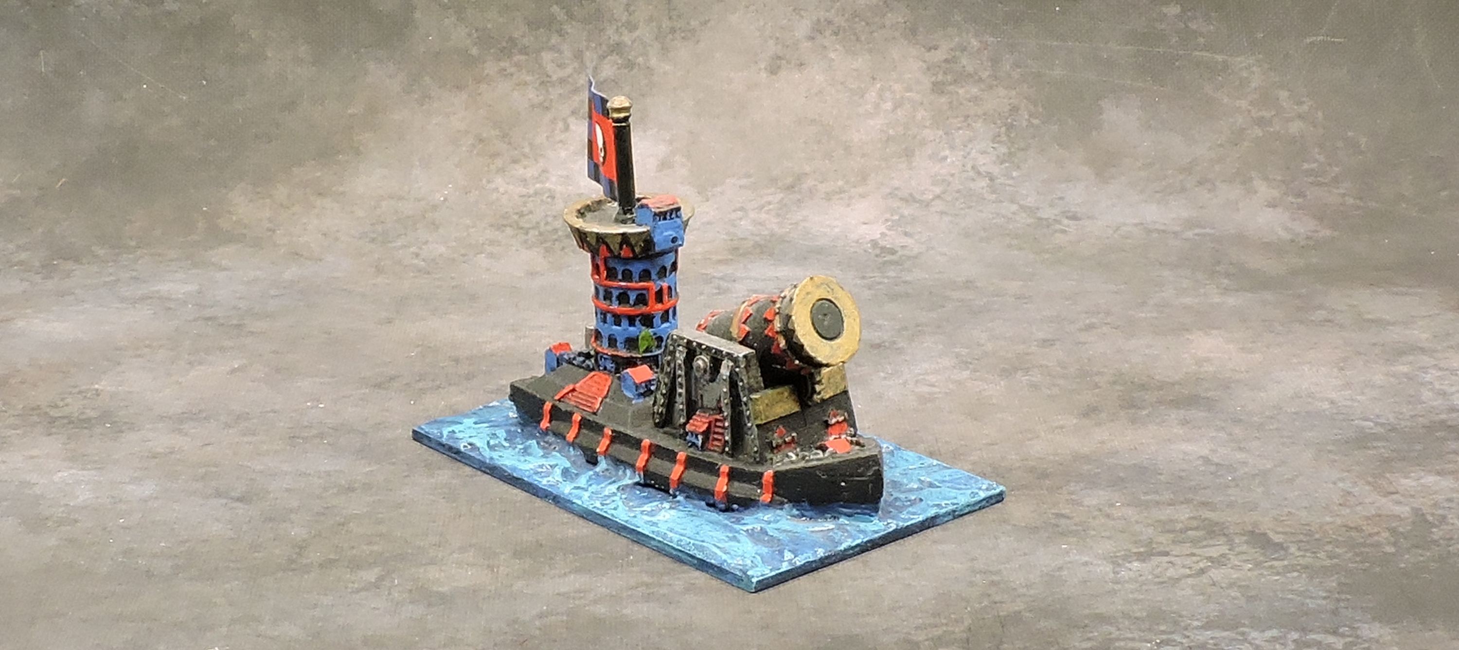 MoW Chaos Dwarves - Great Leveller Battlebarge